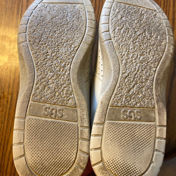 SAS Tripad Comfort FREE TIME Bone Leather Oxford Shoes size 7 1/2 N Gray - Picture 8 of 8